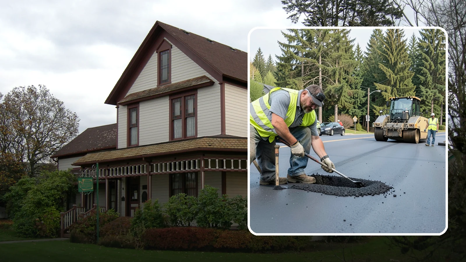 Asphalt Patching in Sumner, Pierce County, WA - Durable asphalt patching that restores failed pavement sections, utility cuts, and localized potholes.