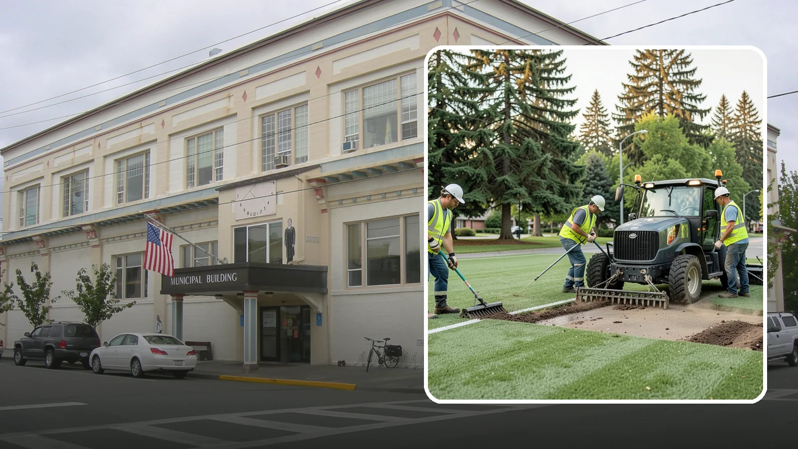 Athletic Field Aeration in Anacortes, Skagit County, WA - Core and solid-tine aeration that relieves compaction and improves drainage on heavily used sports fields.