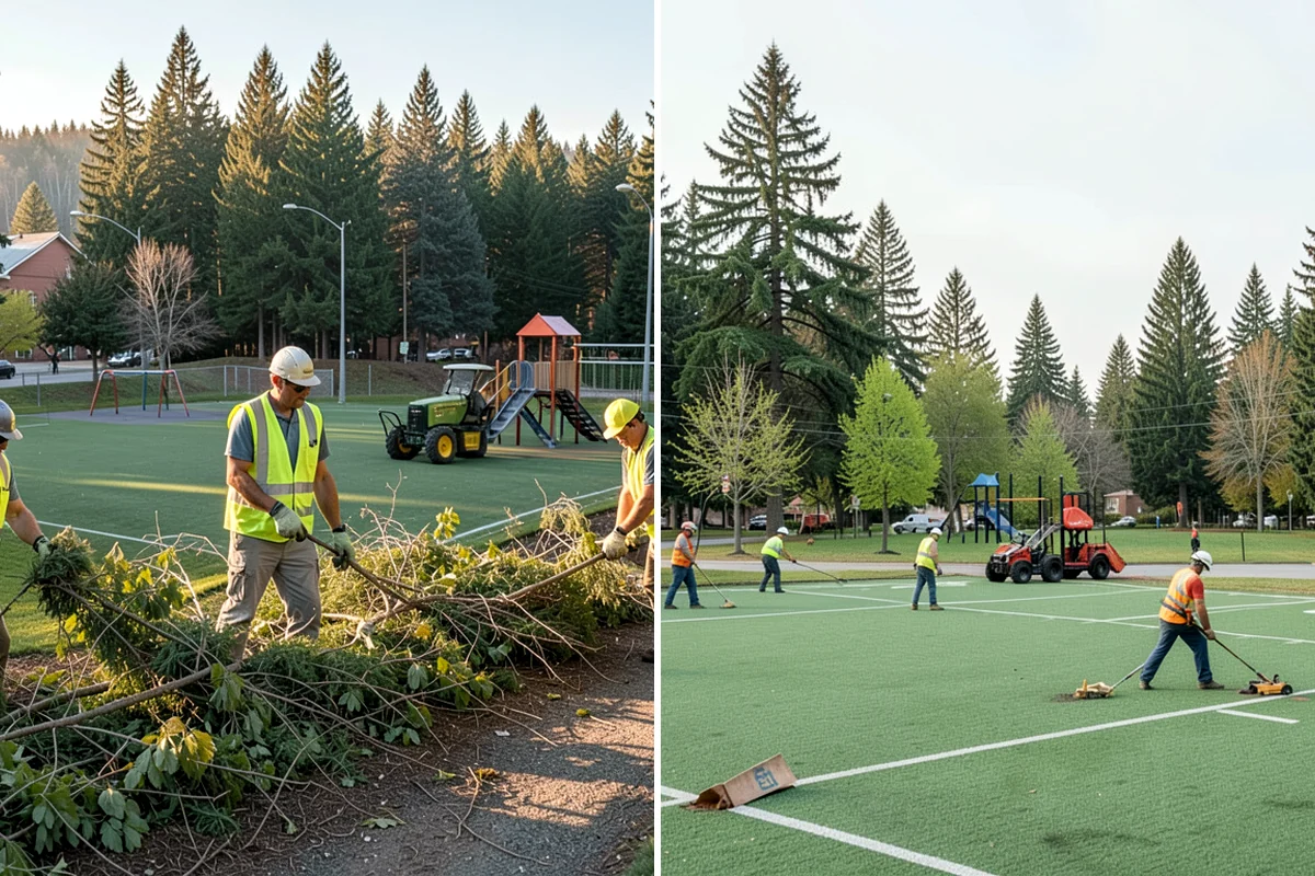 Athletic Field Aeration in Arlington, Snohomish County, WA - Assess soil compaction, drainage, and field-use intensity
