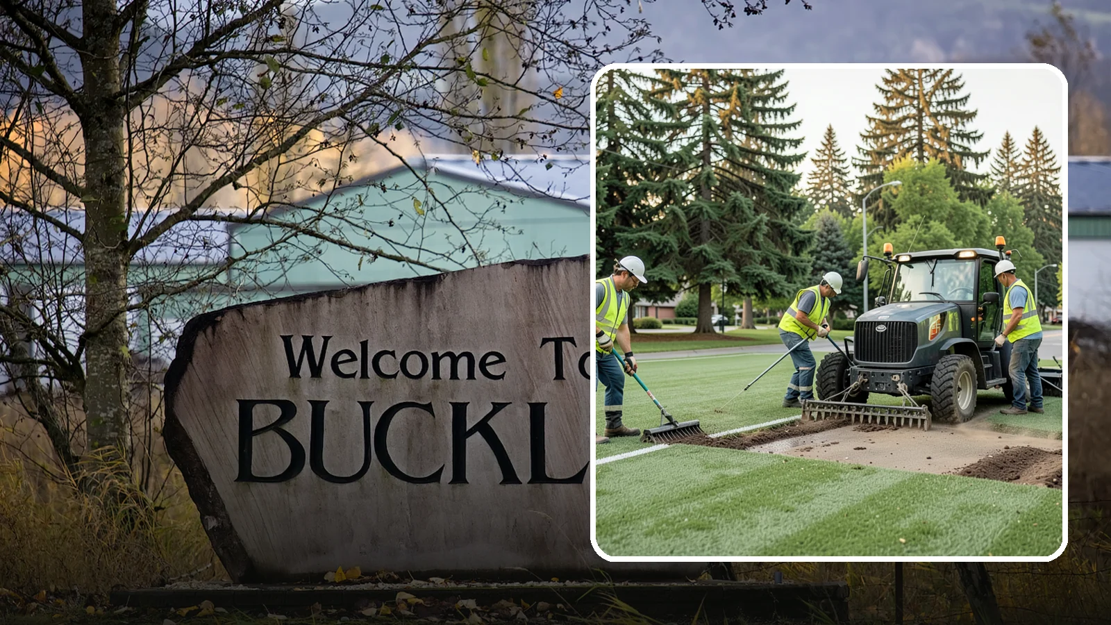Athletic Field Aeration in Buckley, Pierce County, WA - Core and solid-tine aeration that relieves compaction and improves drainage on heavily used sports fields.