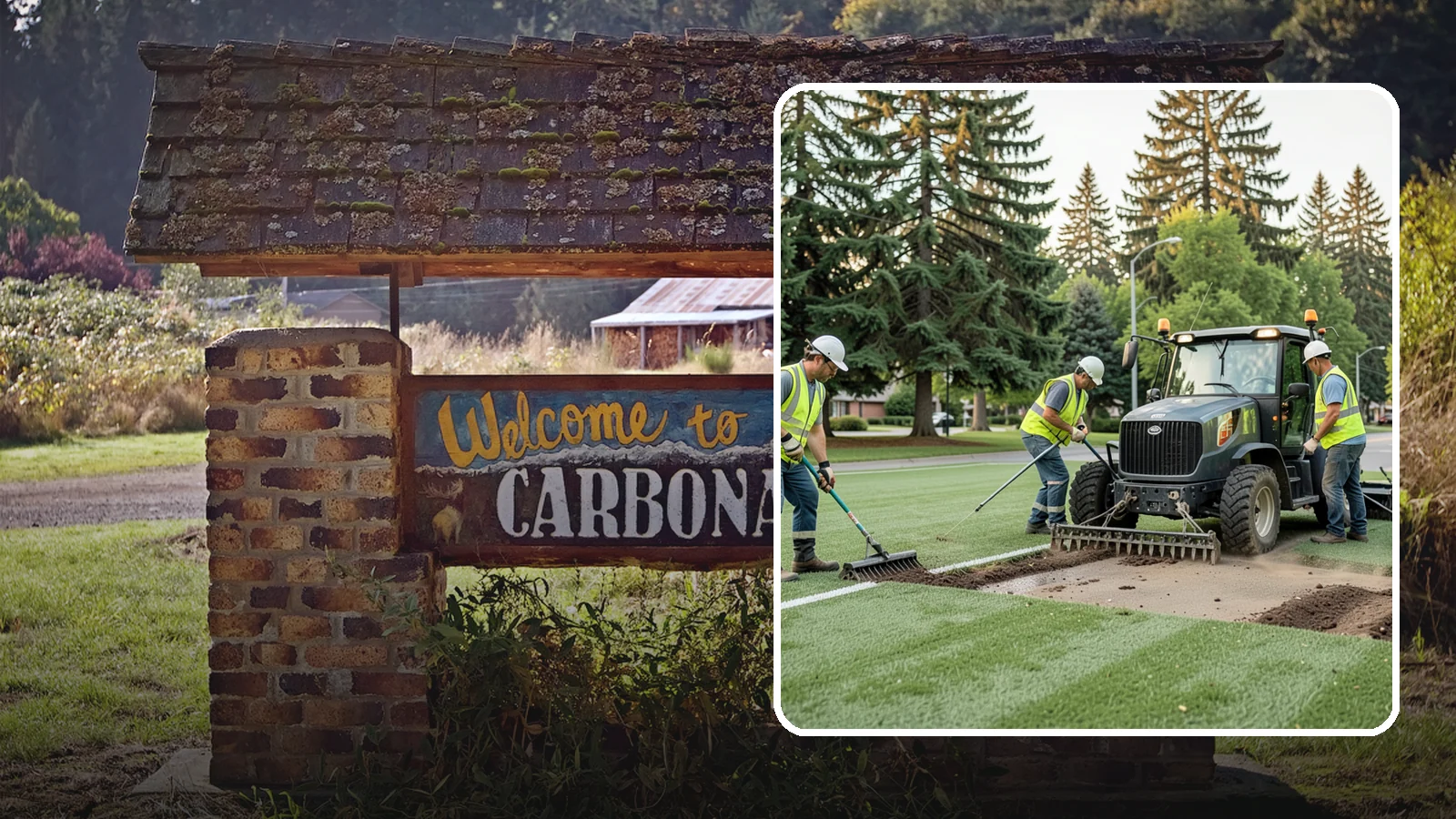 Athletic Field Aeration in Carbonado, Pierce County, WA - Core and solid-tine aeration that relieves compaction and improves drainage on heavily used sports fields.