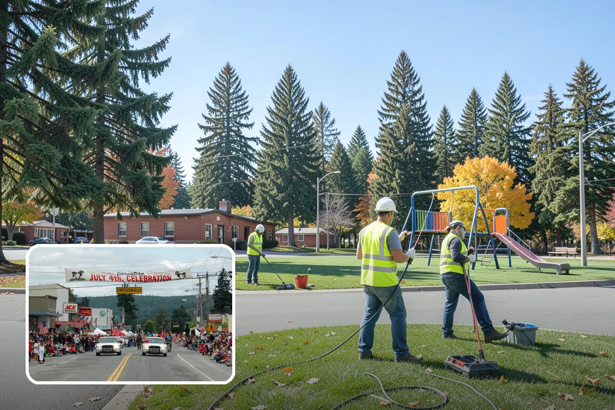 Athletic Field Aeration in Carnation, King County, WA - Reduced compaction that improves footing and turf health