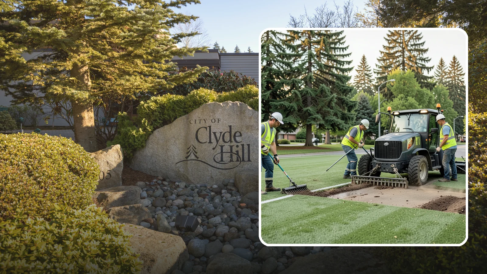 Athletic Field Aeration in Clyde Hill, King County, WA - Core and solid-tine aeration that relieves compaction and improves drainage on heavily used sports fields.
