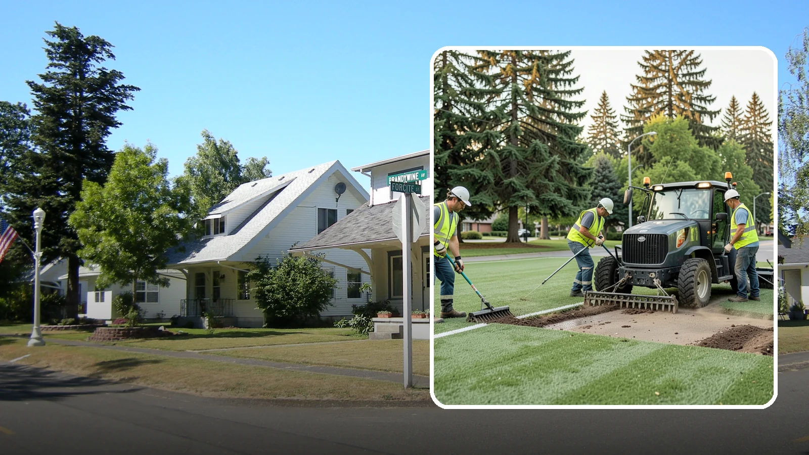Athletic Field Aeration in DuPont, Pierce County, WA - Core and solid-tine aeration that relieves compaction and improves drainage on heavily used sports fields.