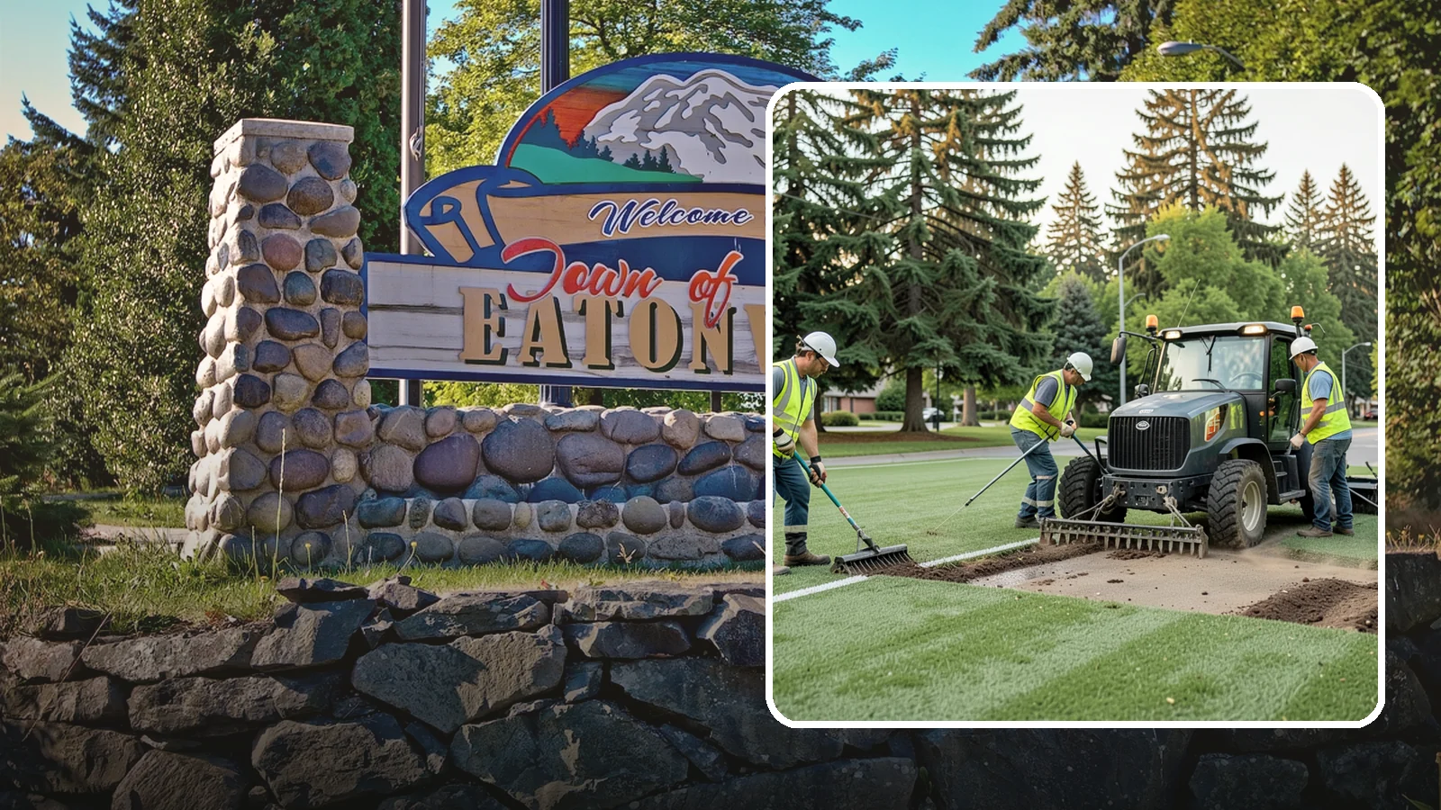 Athletic Field Aeration in Eatonville, Pierce County, WA - Core and solid-tine aeration that relieves compaction and improves drainage on heavily used sports fields.
