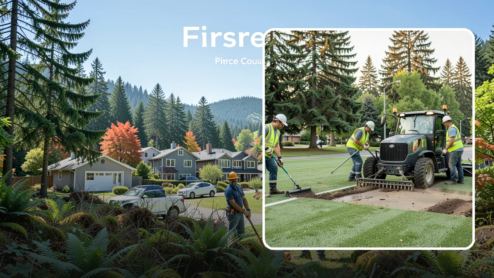 Athletic Field Aeration in Fircrest, Pierce County, WA - Core and solid-tine aeration that relieves compaction and improves drainage on heavily used sports fields.