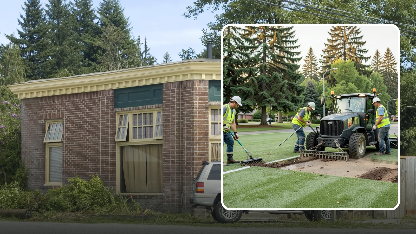 Athletic Field Aeration in Hamilton, Skagit County, WA - Core and solid-tine aeration that relieves compaction and improves drainage on heavily used sports fields.
