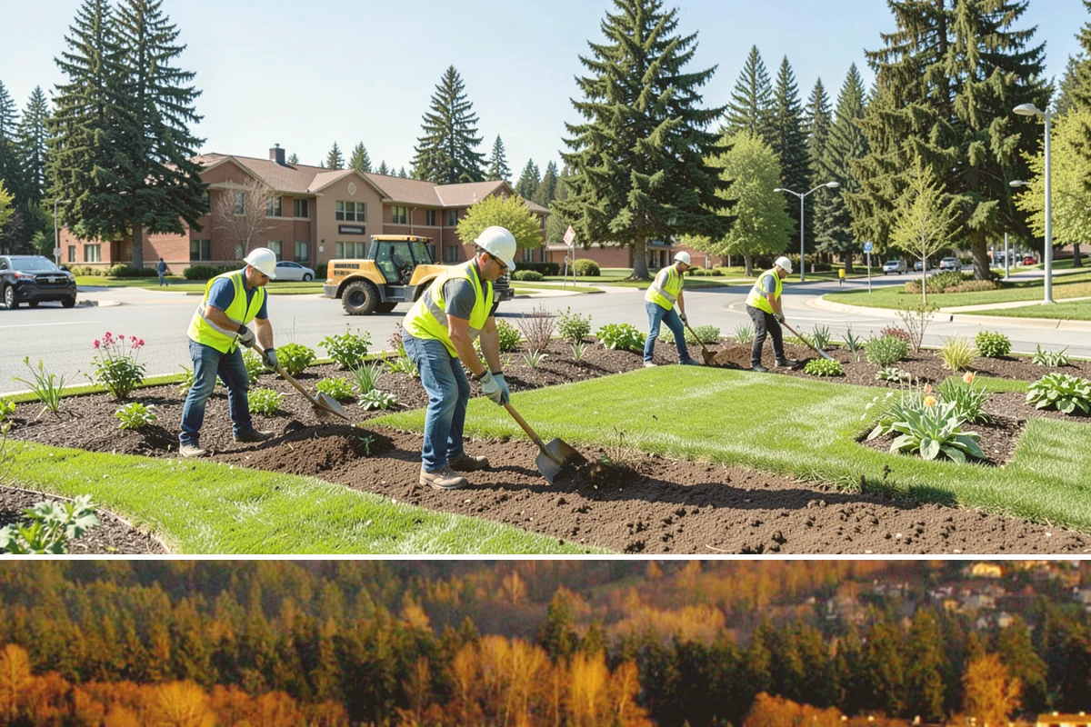 Athletic Field Aeration in Kenmore, King County, WA - Aeration is best performed during spring and fall recovery windows in the cool-season growing period.