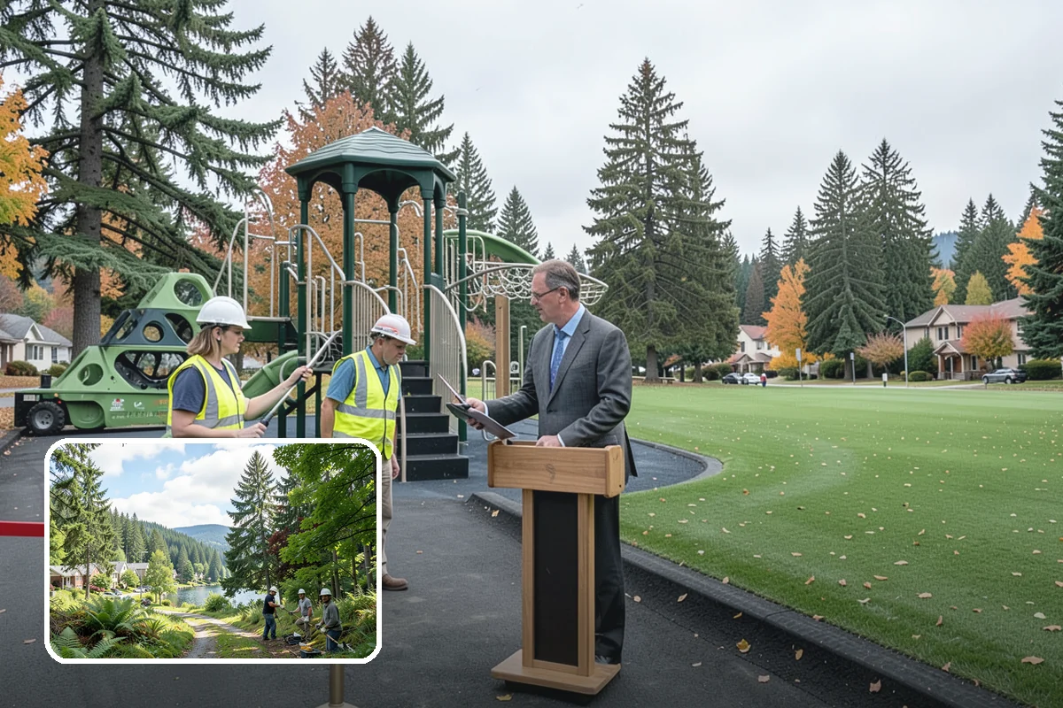 Athletic Field Aeration in Lake Forest Park, King County, WA - Reduced compaction that improves footing and turf health
