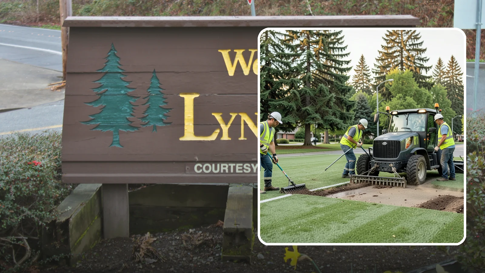 Athletic Field Aeration in Lynnwood, Snohomish County, WA - Core and solid-tine aeration that relieves compaction and improves drainage on heavily used sports fields.