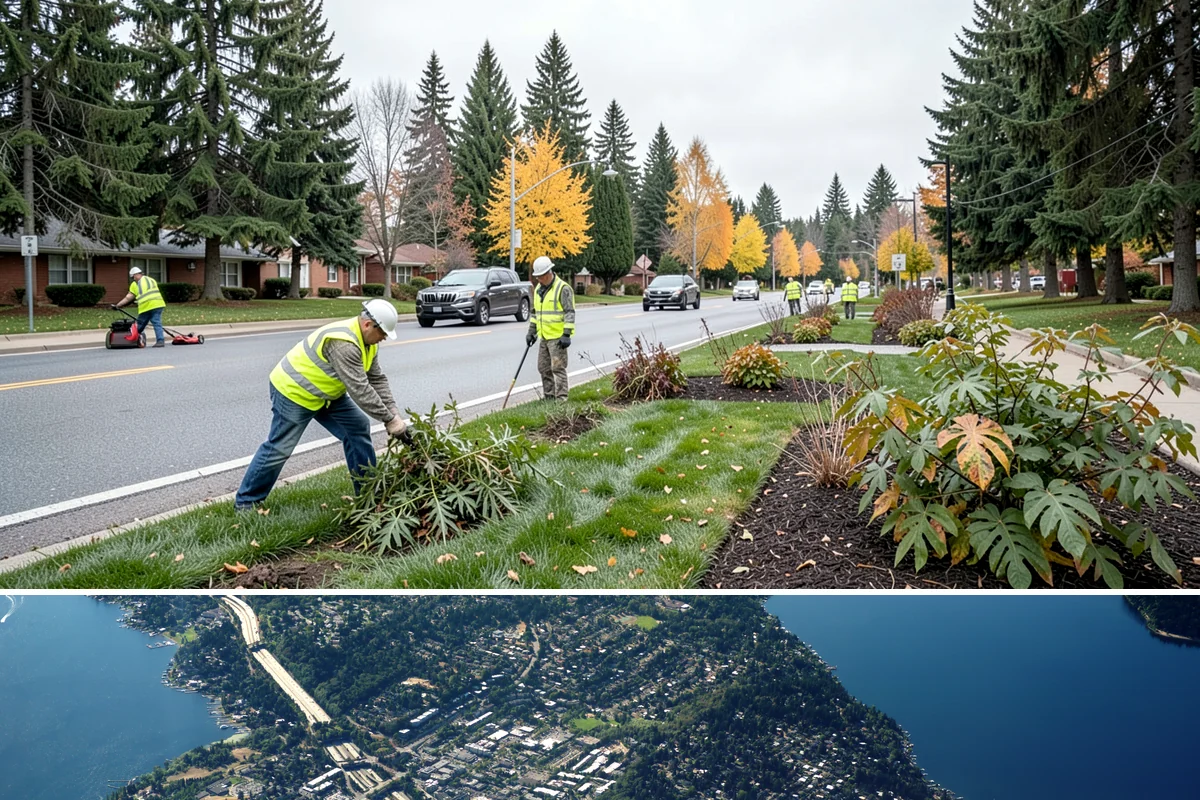 Athletic Field Aeration in Mercer Island, King County, WA - Aeration is best performed during spring and fall recovery windows in the cool-season growing period.