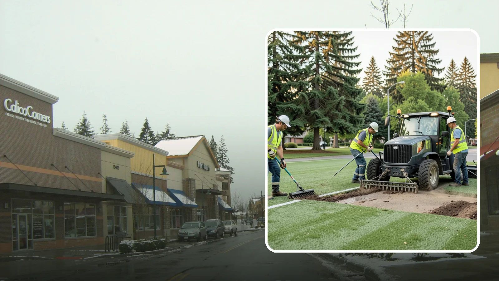 Athletic Field Aeration in Mill Creek, Snohomish County, WA - Core and solid-tine aeration that relieves compaction and improves drainage on heavily used sports fields.