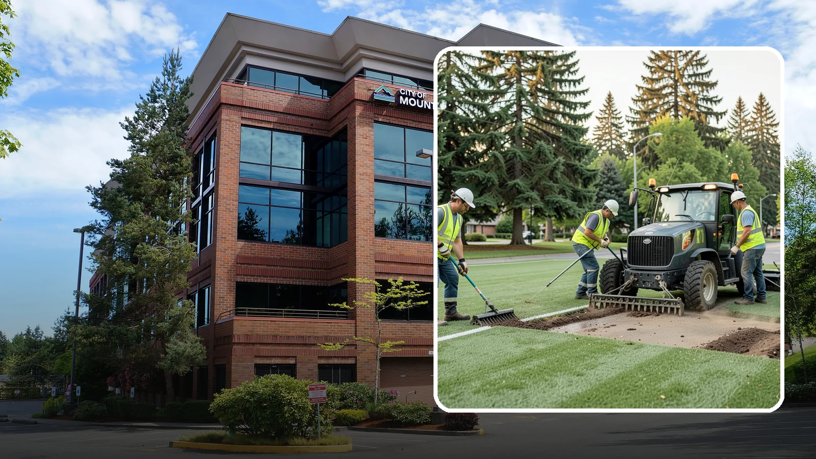 Athletic Field Aeration in Mountlake Terrace, Snohomish County, WA - Core and solid-tine aeration that relieves compaction and improves drainage on heavily used sports fields.