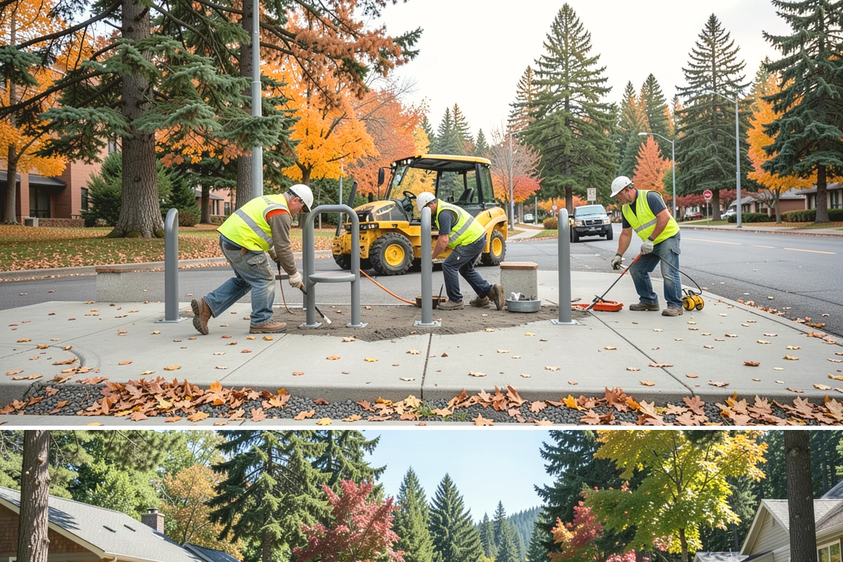 Athletic Field Aeration in Orting, Pierce County, WA - Aeration is best performed during spring and fall recovery windows in the cool-season growing period.