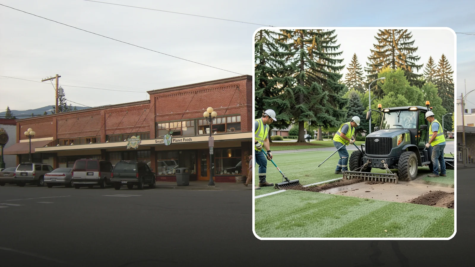 Athletic Field Aeration in Sedro-Woolley, Skagit County, WA - Core and solid-tine aeration that relieves compaction and improves drainage on heavily used sports fields.