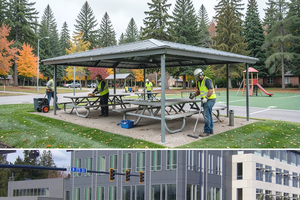 Athletic Field Aeration in Shoreline, King County, WA - Aeration is best performed during spring and fall recovery windows in the cool-season growing period.