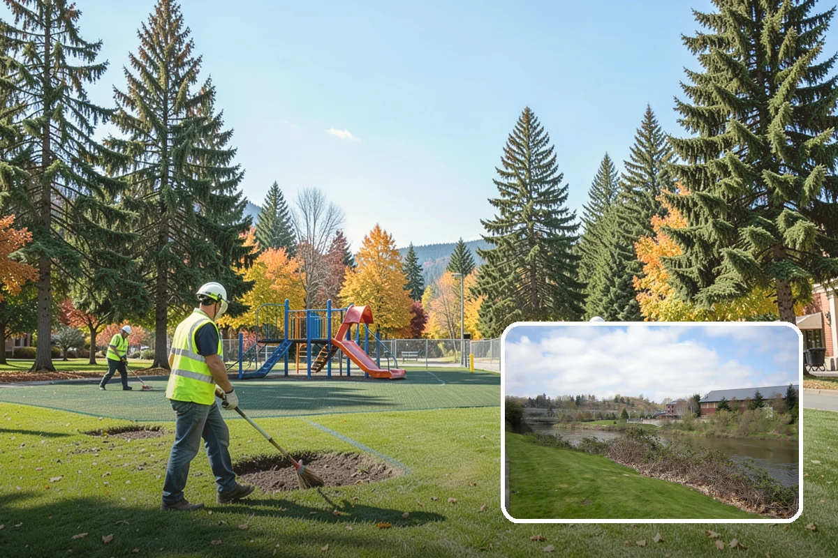 Athletic Field Aeration in Tukwila, King County, WA - Reduced compaction that improves footing and turf health