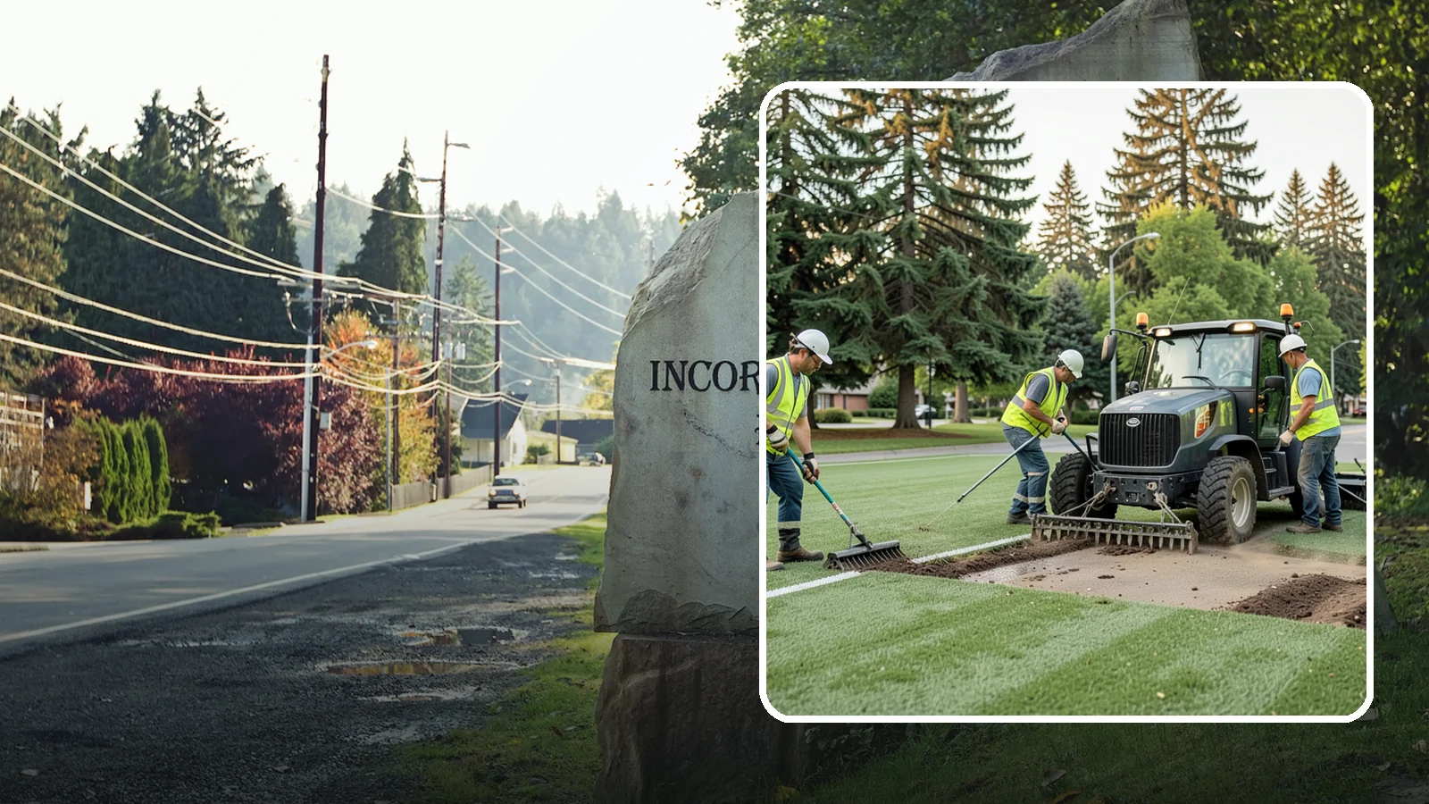 Athletic Field Aeration in Wilkeson, Pierce County, WA - Core and solid-tine aeration that relieves compaction and improves drainage on heavily used sports fields.