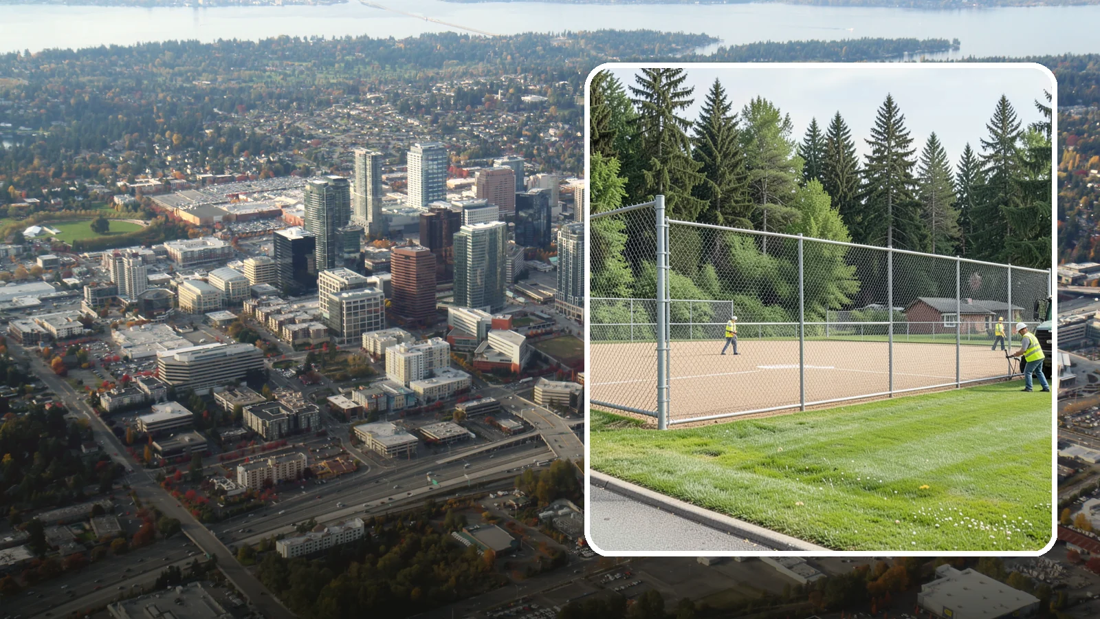 Athletic Field Fencing in Bellevue, King County, WA - Install backstops, outfield fencing, and enclosures for ballfields and athletic facilities.