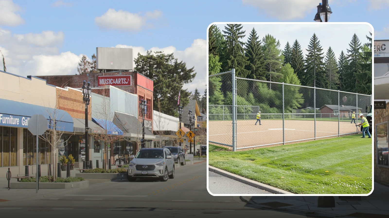 Athletic Field Fencing in Bothell, King County, WA - Install backstops, outfield fencing, and enclosures for ballfields and athletic facilities.