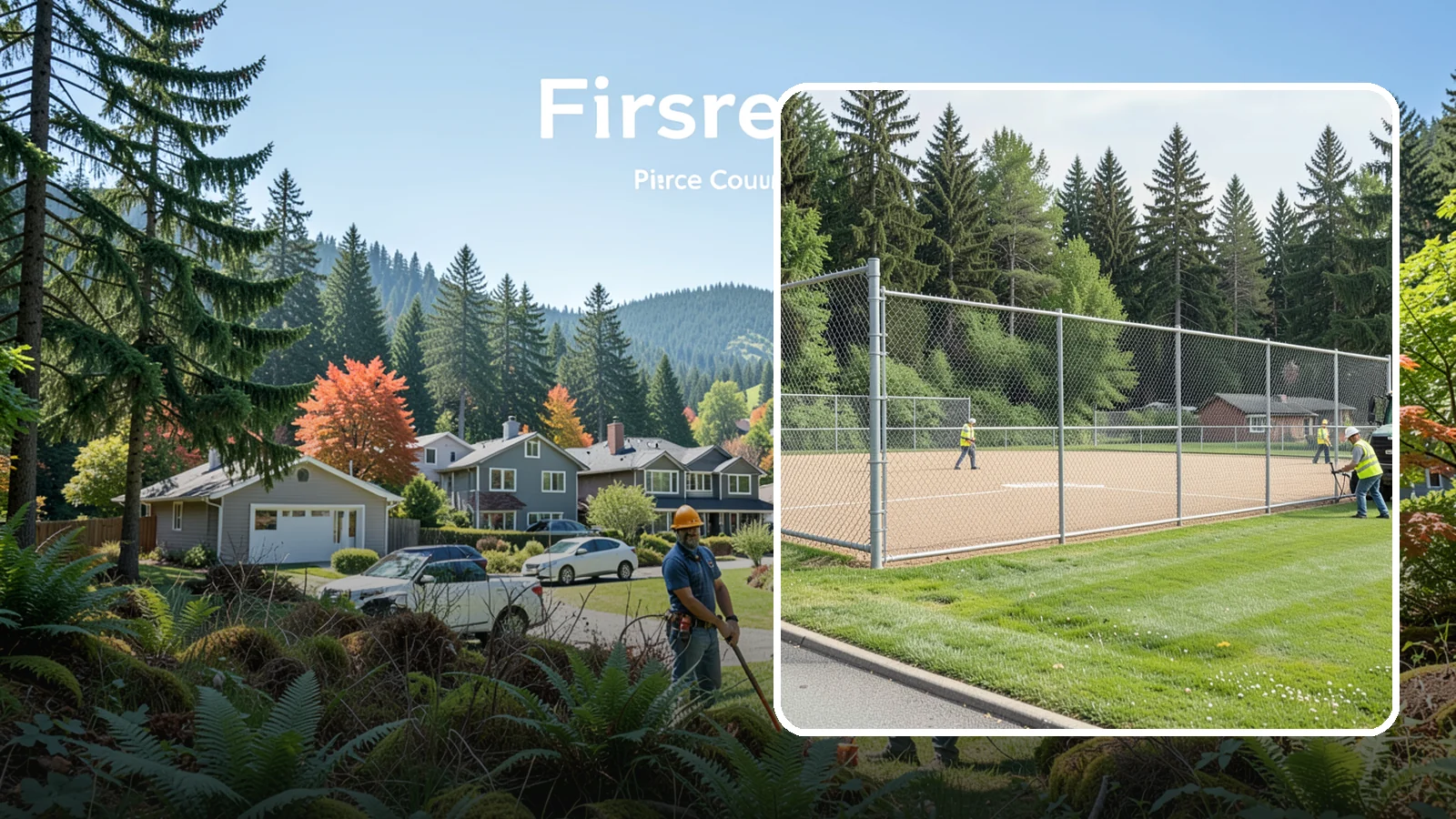 Athletic Field Fencing in Fircrest, Pierce County, WA - Install backstops, outfield fencing, and enclosures for ballfields and athletic facilities.
