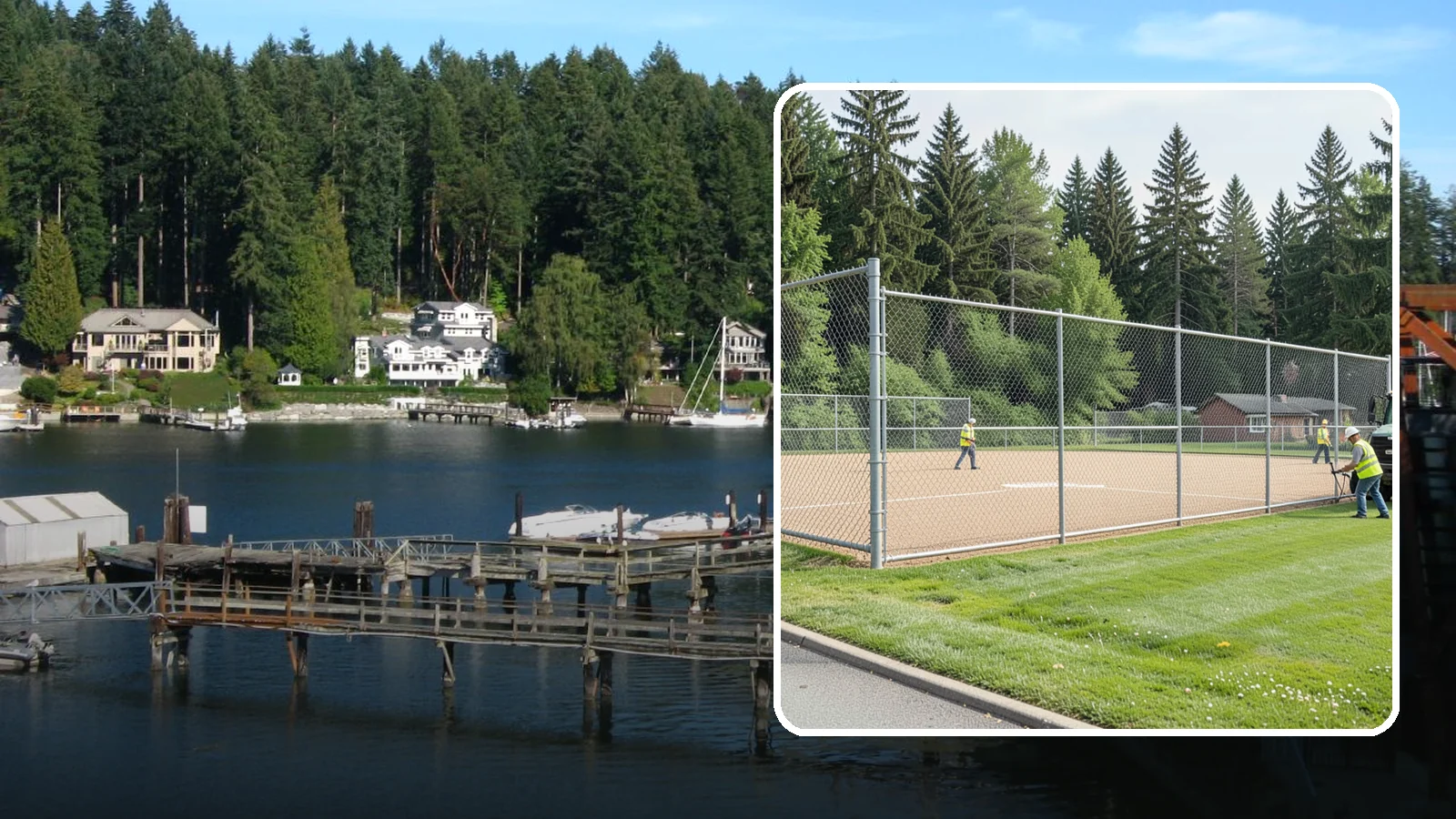 Athletic Field Fencing in Gig Harbor, Pierce County, WA - Install backstops, outfield fencing, and enclosures for ballfields and athletic facilities.