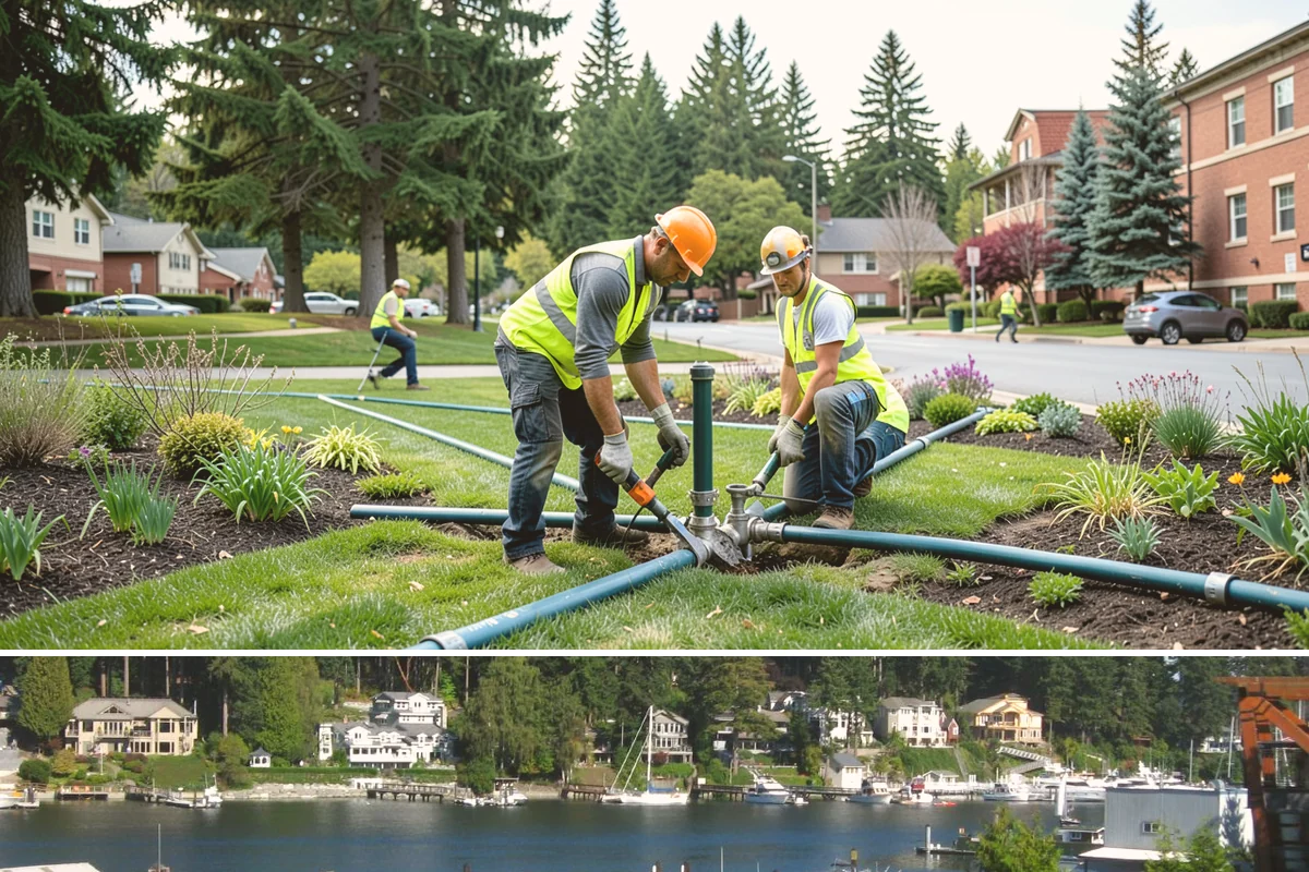 Athletic Field Fencing in Gig Harbor, Pierce County, WA - Field fencing installation is best scheduled in the off-season or dry summer window to avoid disrupting play and to ease ground...