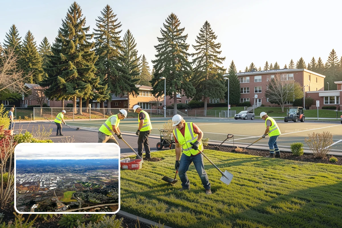 Athletic Field Fencing in Kent, King County, WA - Withstands ball impact and heavy league use