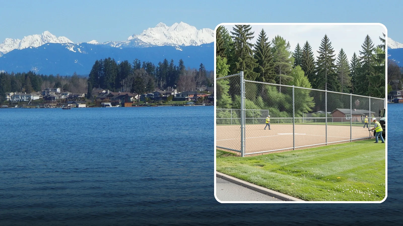 Athletic Field Fencing in Lake Stevens, Snohomish County, WA - Install backstops, outfield fencing, and enclosures for ballfields and athletic facilities.