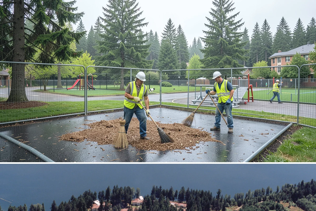 Athletic Field Fencing in Lakewood, Pierce County, WA - Field fencing installation is best scheduled in the off-season or dry summer window to avoid disrupting play and to ease ground...