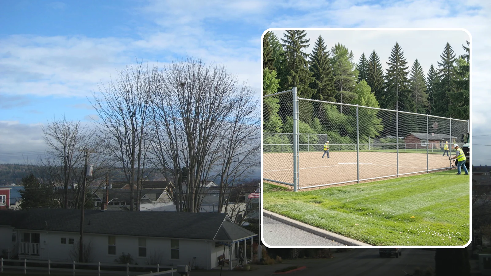Athletic Field Fencing in Langley, Island County, WA - Install backstops, outfield fencing, and enclosures for ballfields and athletic facilities.