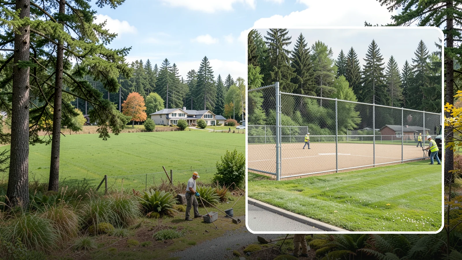 Athletic Field Fencing in Lyman, Skagit County, WA - Install backstops, outfield fencing, and enclosures for ballfields and athletic facilities.