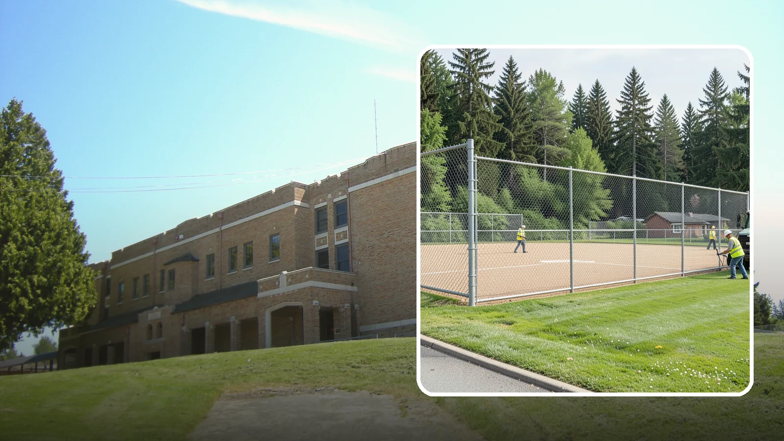Athletic Field Fencing in Maple Valley, King County, WA - Install backstops, outfield fencing, and enclosures for ballfields and athletic facilities.