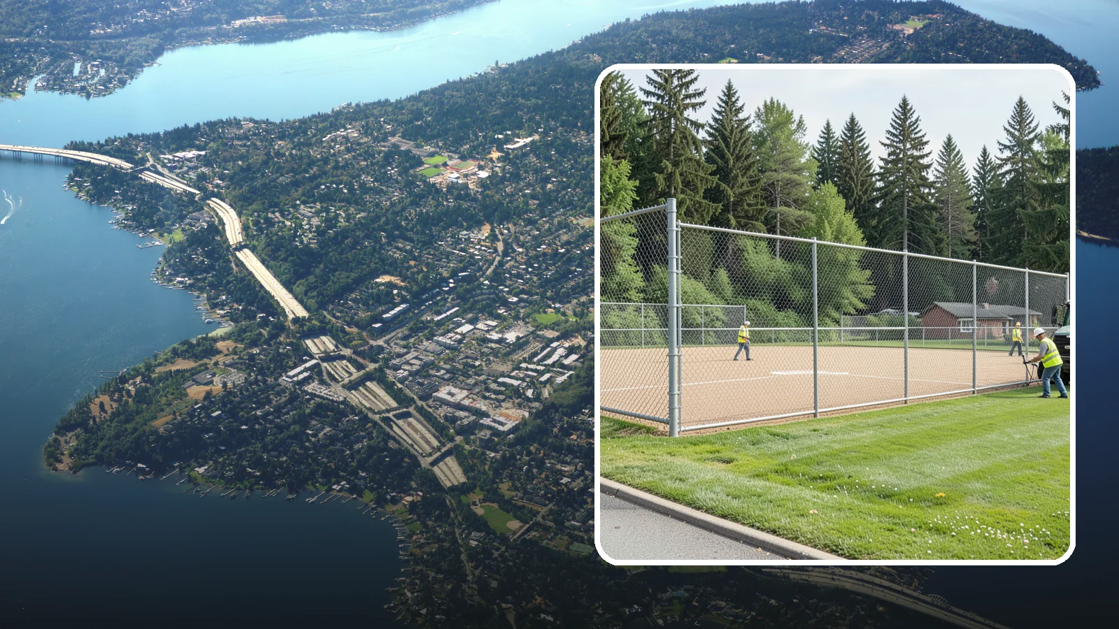 Athletic Field Fencing in Mercer Island, King County, WA - Install backstops, outfield fencing, and enclosures for ballfields and athletic facilities.