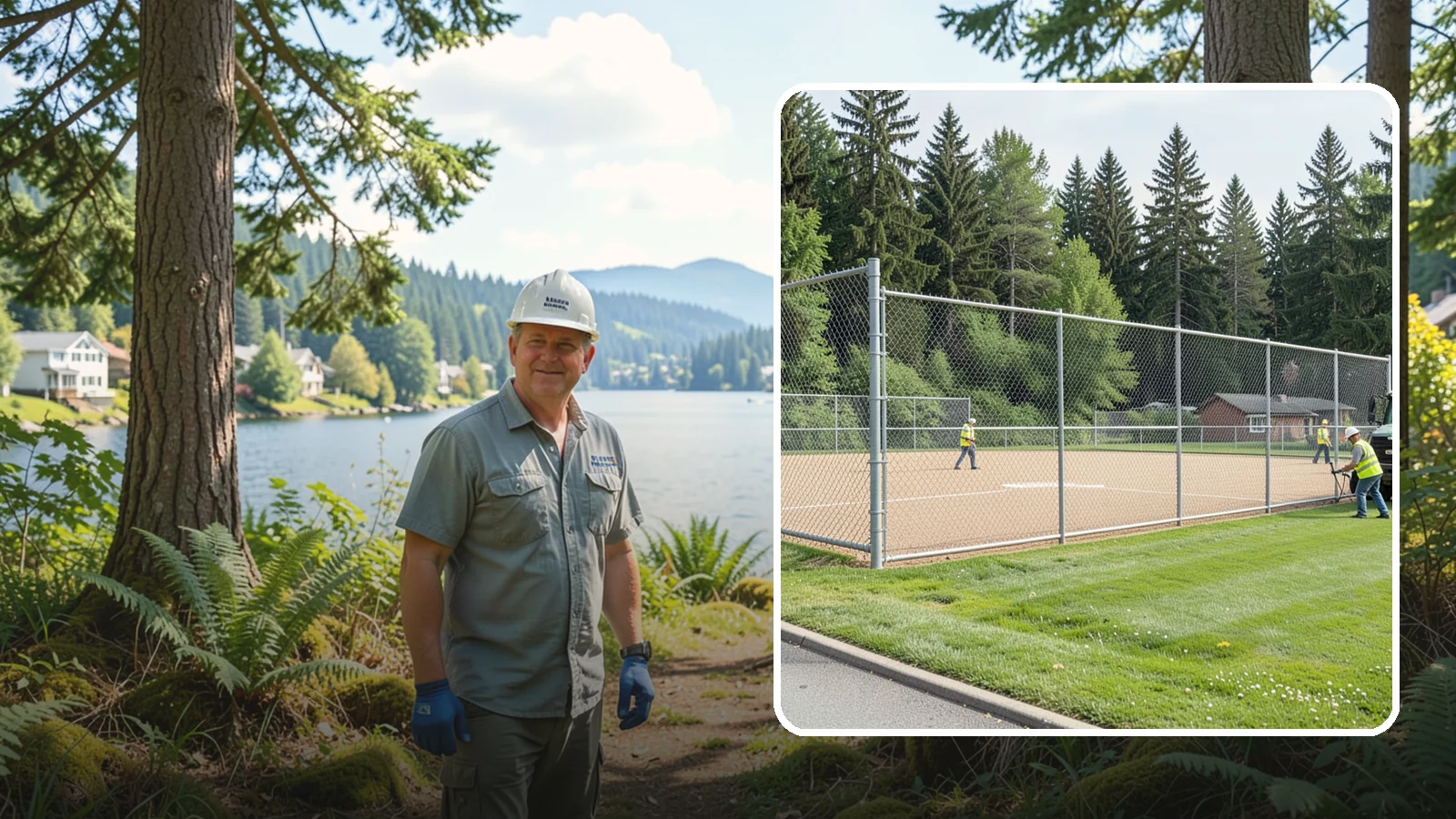 Athletic Field Fencing in Milton, King County, WA - Install backstops, outfield fencing, and enclosures for ballfields and athletic facilities.