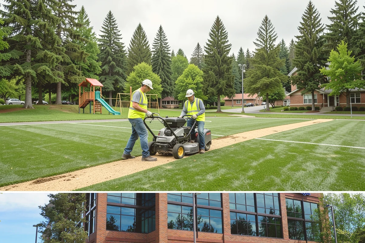 Athletic Field Fencing in Mountlake Terrace, Snohomish County, WA - Field fencing installation is best scheduled in the off-season or dry summer window to avoid disrupting play and to ease ground...