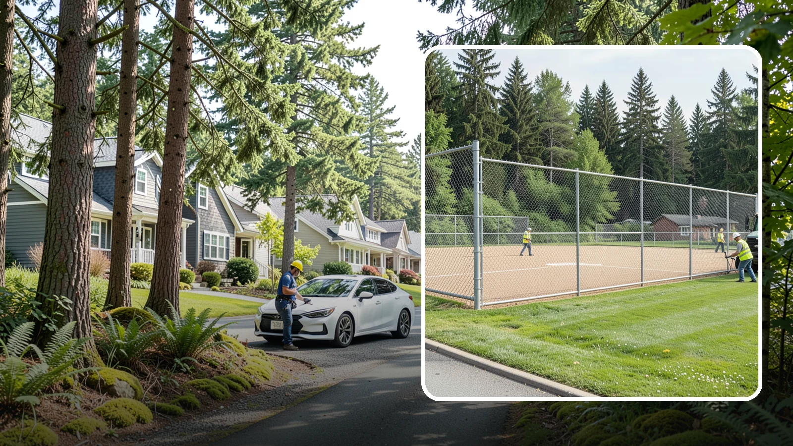 Athletic Field Fencing in Normandy Park, King County, WA - Install backstops, outfield fencing, and enclosures for ballfields and athletic facilities.