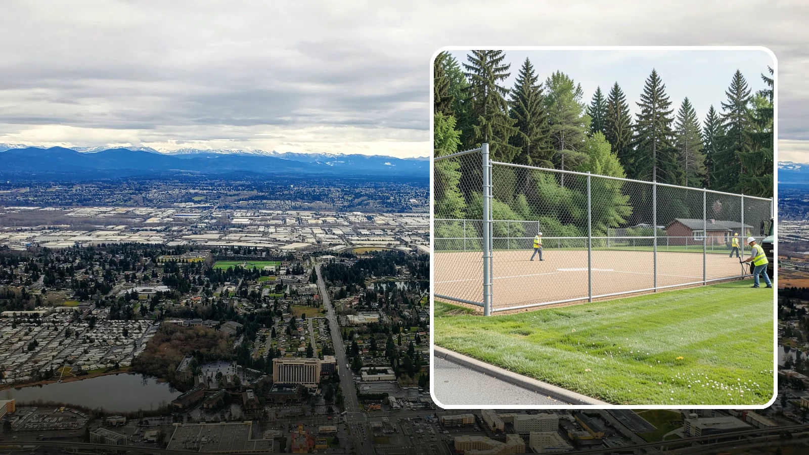 Athletic Field Fencing in SeaTac, King County, WA - Install backstops, outfield fencing, and enclosures for ballfields and athletic facilities.