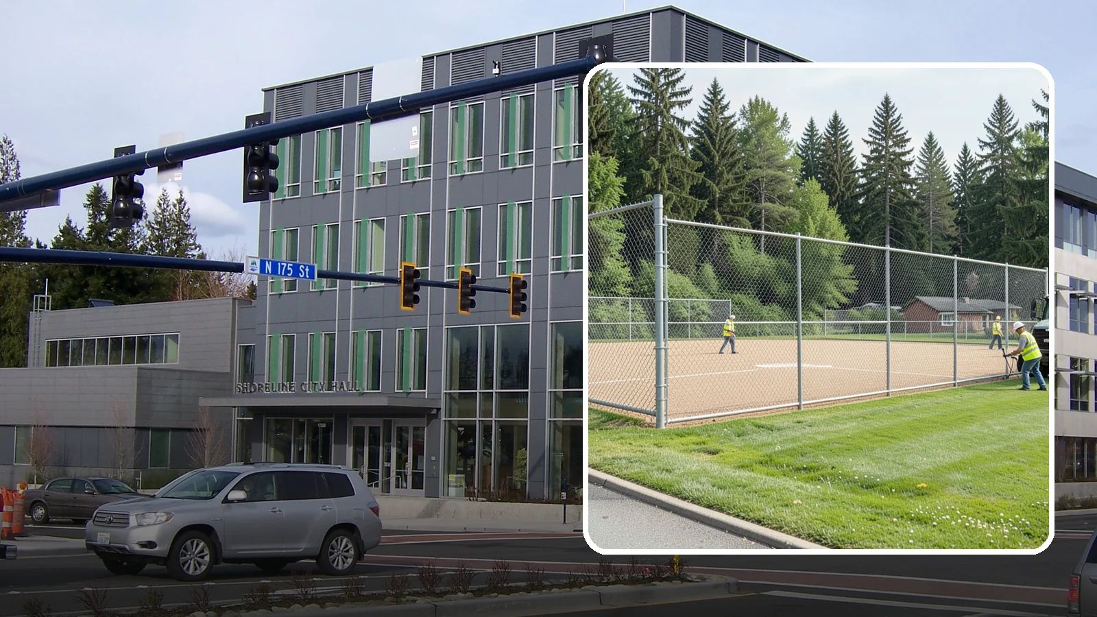 Athletic Field Fencing in Shoreline, King County, WA - Install backstops, outfield fencing, and enclosures for ballfields and athletic facilities.