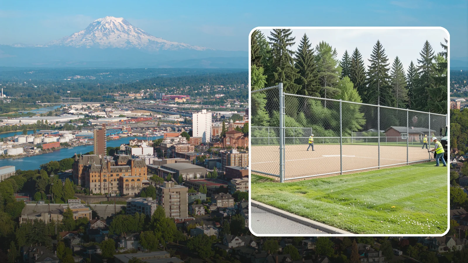 Athletic Field Fencing in Tacoma, Pierce County, WA - Install backstops, outfield fencing, and enclosures for ballfields and athletic facilities.