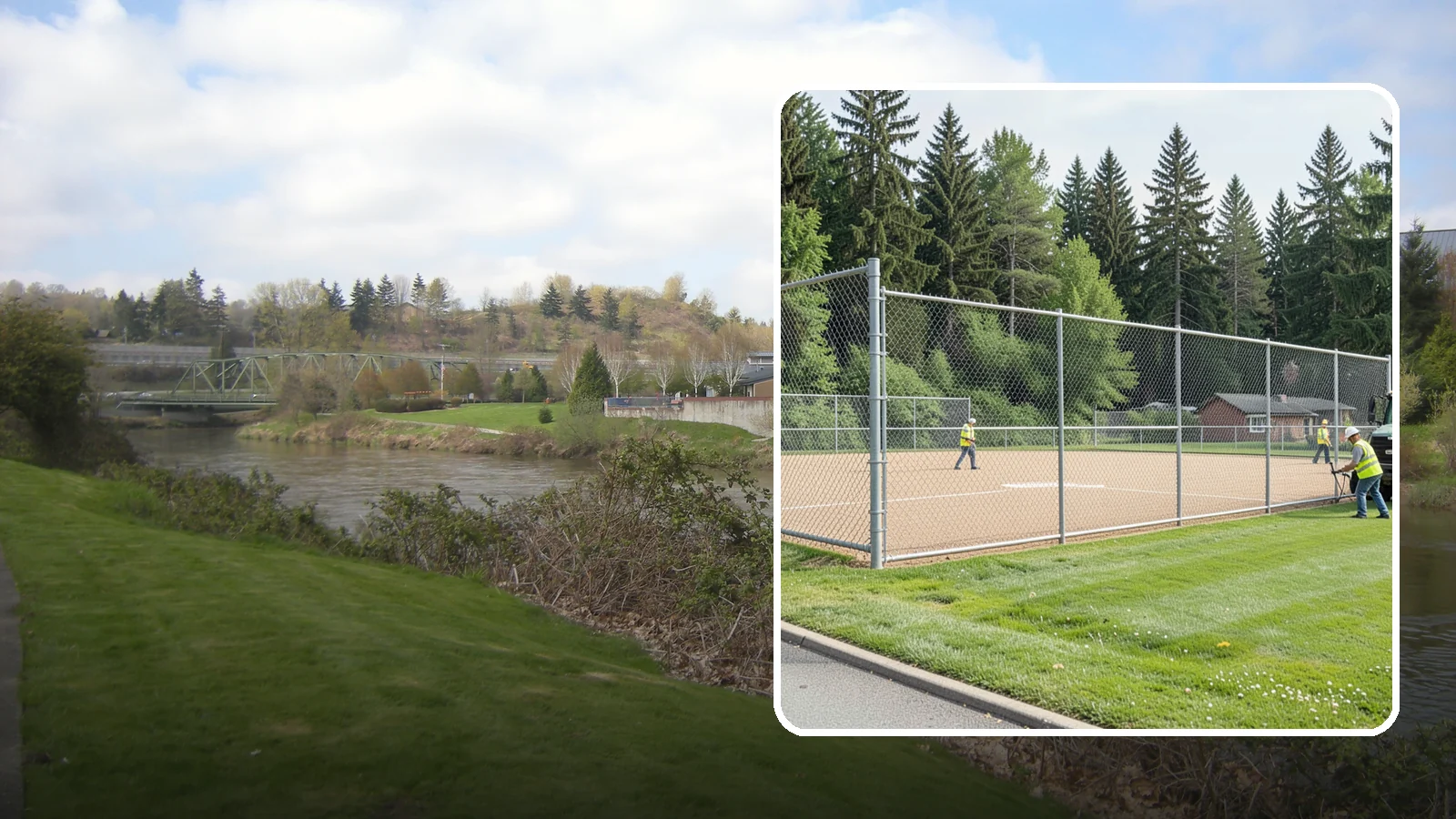 Athletic Field Fencing in Tukwila, King County, WA - Install backstops, outfield fencing, and enclosures for ballfields and athletic facilities.