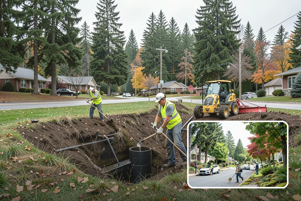 Athletic Field Overseeding in Beaux Arts Village, King County, WA - Restored turf density that improves safety and appearance