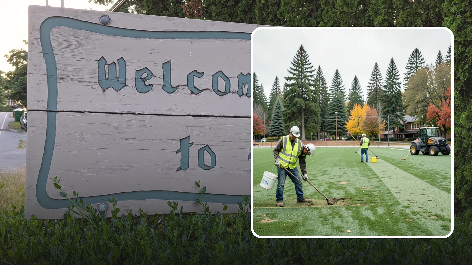 Athletic Field Overseeding in Brier, Snohomish County, WA - Overseeding of worn sports turf that restores density, coverage, and durability on public athletic fields.