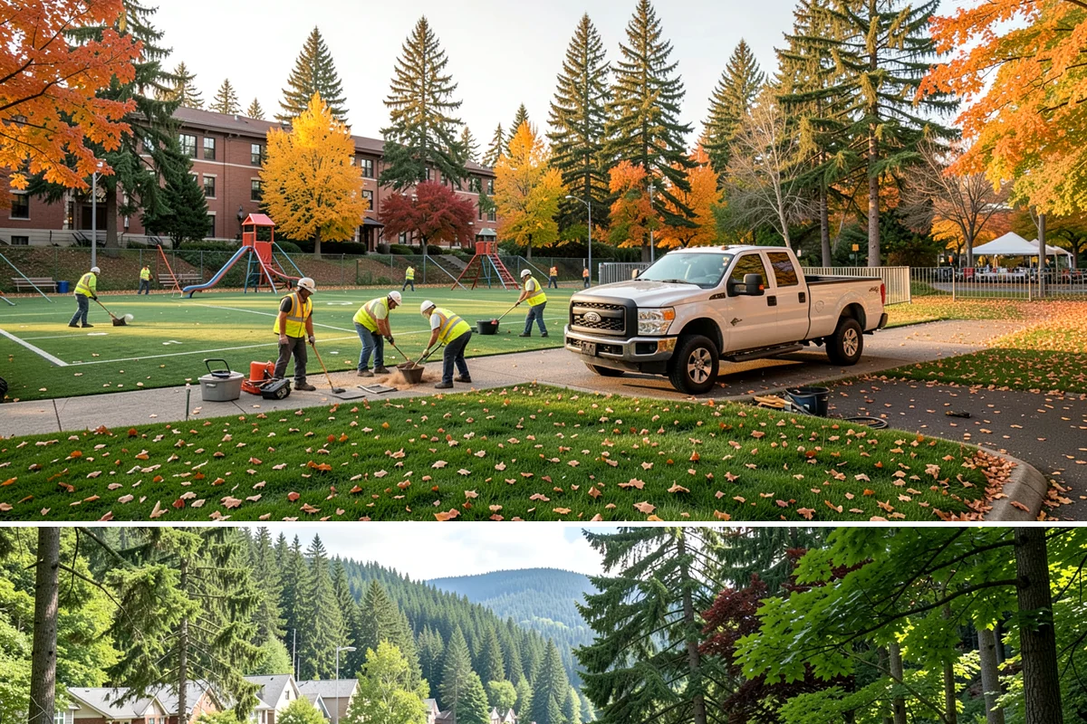 Athletic Field Overseeding in Lake Forest Park, King County, WA - Overseeding is scheduled for late summer and early fall, and again in spring, to match cool-season germination windows.