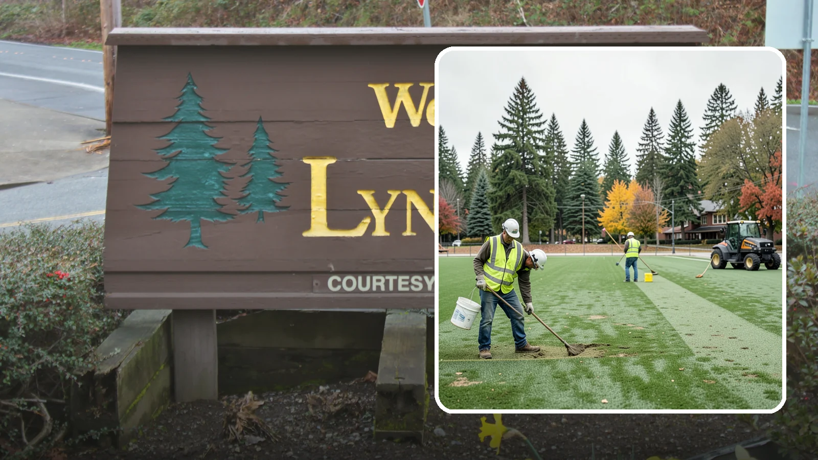 Athletic Field Overseeding in Lynnwood, Snohomish County, WA - Overseeding of worn sports turf that restores density, coverage, and durability on public athletic fields.