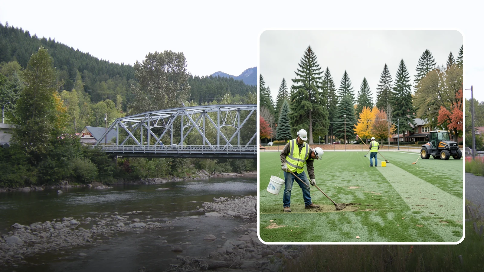 Athletic Field Overseeding in Skykomish, King County, WA - Overseeding of worn sports turf that restores density, coverage, and durability on public athletic fields.