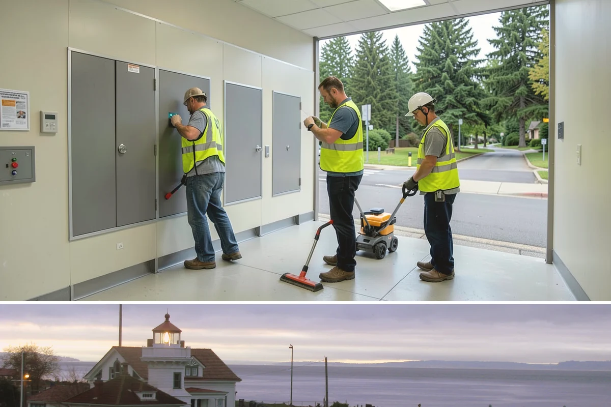 Automatic Door Service in Mukilteo, Snohomish County, WA - Service can be scheduled any time, with pre-winter checks helping doors seal and operate through cold months.