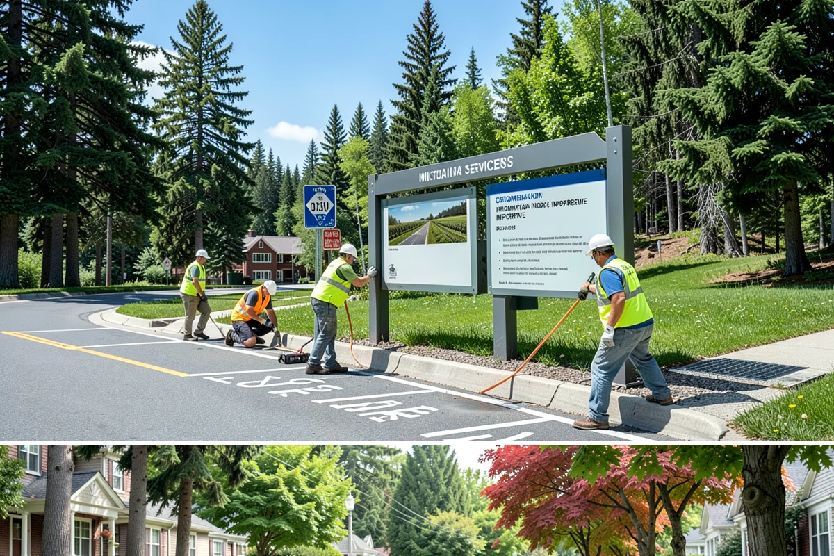Backstop Installation in Beaux Arts Village, King County, WA - Footing and structural work is best scheduled in the drier months when excavations and concrete cure reliably.