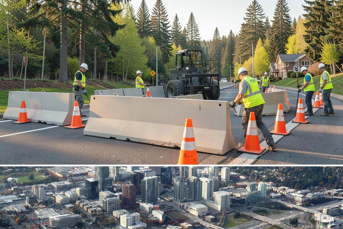 Backstop Installation in Bellevue, King County, WA - Footing and structural work is best scheduled in the drier months when excavations and concrete cure reliably.
