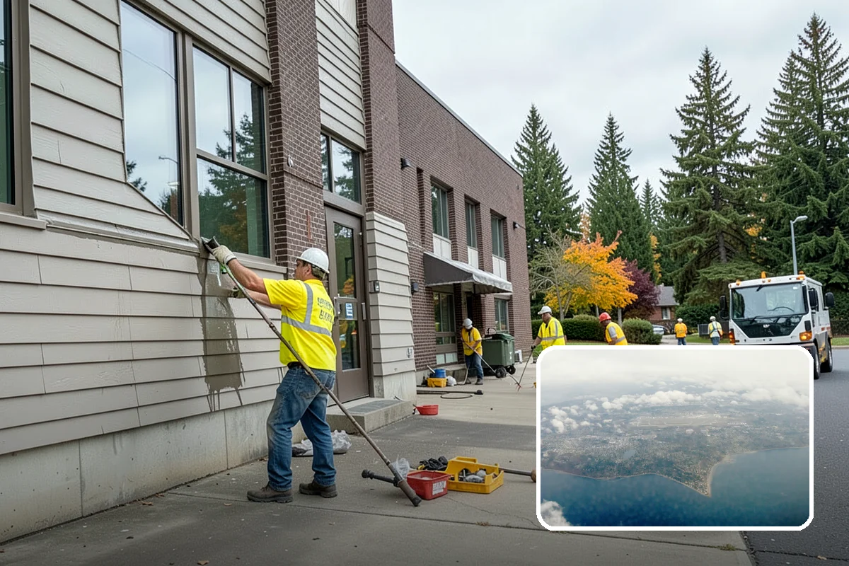 Backstop Installation in Burien, King County, WA - Contains foul balls and protects spectators behind home plate